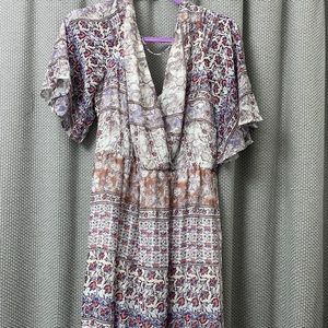 pink and purple summer dress